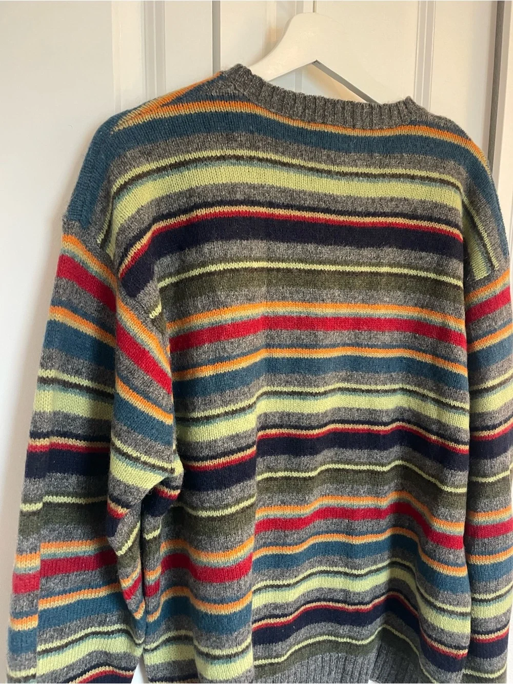 J Crew Striped Wool Sweater
